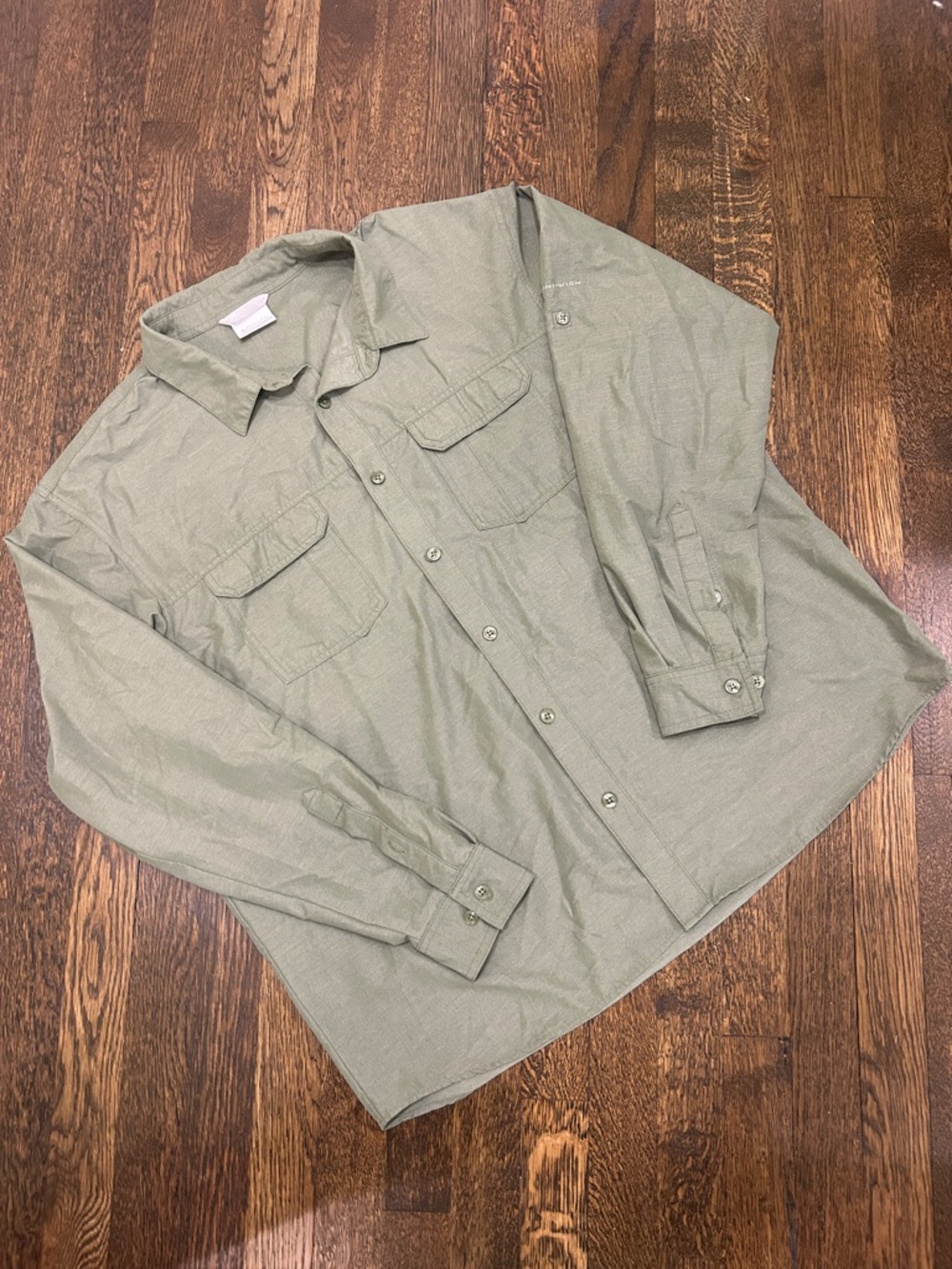 Men's Columbia Omni-Wick Button Down Shirt
